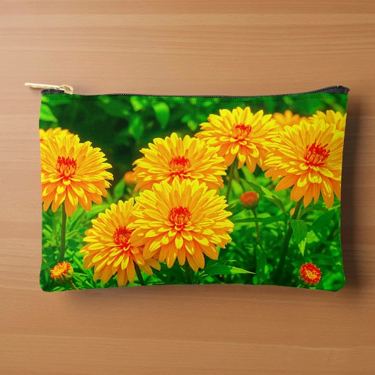 Gele Chrysanten Pouch Etui