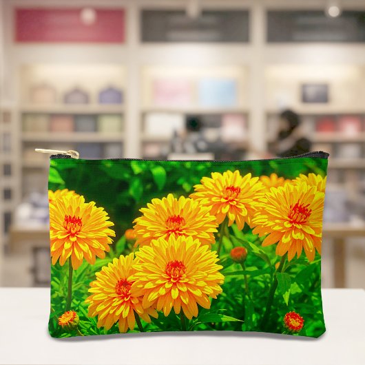 Gele Chrysanten Pouch Etui