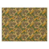 Gele chrysanthemum bloemen tafelkleed (Voorkant (Horizontaal))