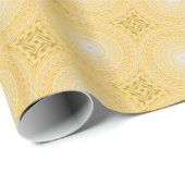 Gele cirkels cadeaupapier (Rol Hoek)
