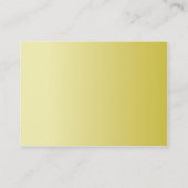 Gele cirkels - Chubby Visitekaartje (Achterkant)