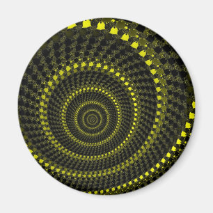 Gele cirkels Magnet