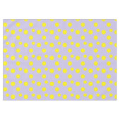 Gele cirkels op paars patroon tafelkleed (Voorkant (Horizontaal))