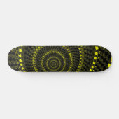 Gele Cirkels Skateboard (Horizontaal)