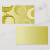 Gele cirkels - Zakelijk Visitekaartje (Voorkant / Achterkant)