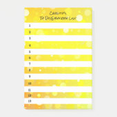 Gele cirkels zwarte Post-it notities Post-it® Notes (Voorkant)