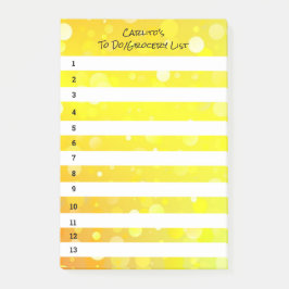 Gele cirkels zwarte Post-it notities Post-it® Notes