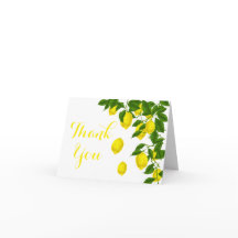 Gele Citroen Dank Je Wel Groene Citrus Bruiloft