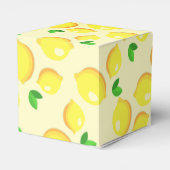 Gele Citroen Favor Box Bedankdoosjes (Achterkant)