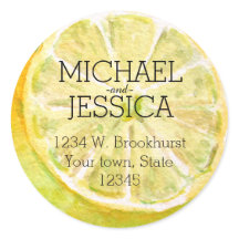 Gele citroen gepersonaliseerd