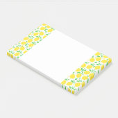 Gele citroen kleverige noten post-it® notes (Schuin)