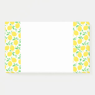 Gele citroen kleverige noten post-it® notes