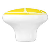 Gele Citroen Slice Leuk Kinder Decor Keramische Kn Knop (Zijkant)