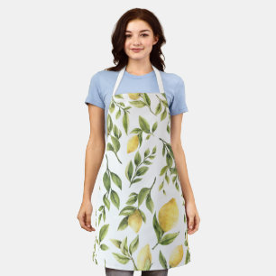 Gele citroen Sorrento Mediterraan Vrijgezellenfees Schort