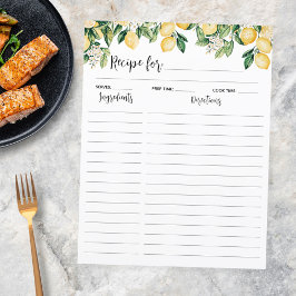 Gele citroenboom koken recept invoegen