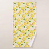 Gele citroenen badhanddoek (Badhanddoek)