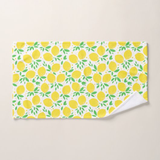 Gele citroenen badhanddoeken bad handdoek (Handdoek)