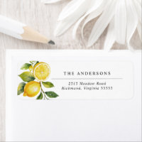 Gele citroenen | Botanische citrus retouradres