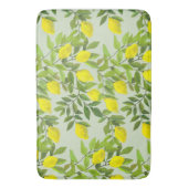 Gele citroenen en takken badmat (Voorkant Verticaal)