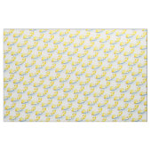 Gele citroenen fruit art stof (Yard (91,4 cm))