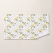 Gele citroenen fruit bad handdoek (Handdoek)