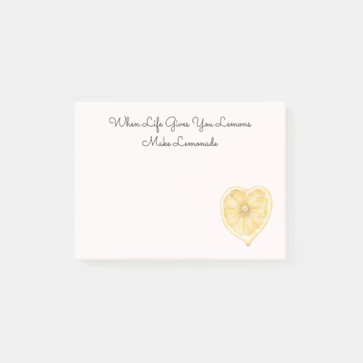 Gele Citroenen Fruit   Post-it® Notes (Voorkant)