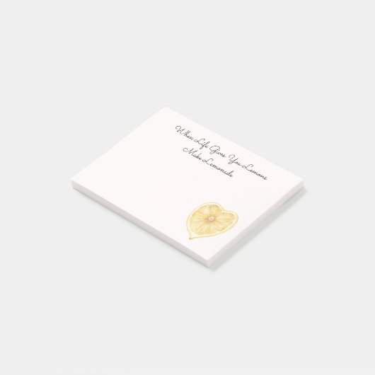 Gele Citroenen Fruit Post-it® Notes (Schuin)