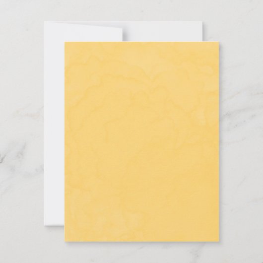 Gele citroenen Grijze verf Champagne Brunch & Brui Kaart (Achterkant)