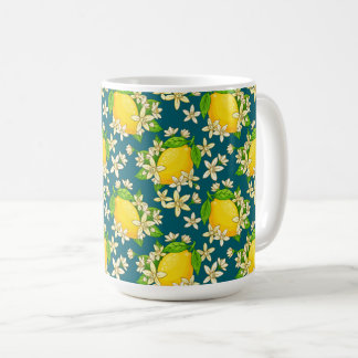 gele citroenen koffiemok