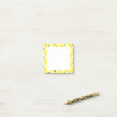 Gele citroenen omkaderde plakbriefjes post-it® notes (Op bureau)