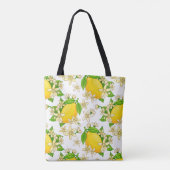 gele citroenen tote bag (Achterkant)