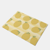 Gele citroenen zomer fruit aquarel leuk deurmat (Schuin)