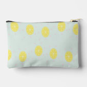 Gele citroenmoten op blauw etui (Achterkant)