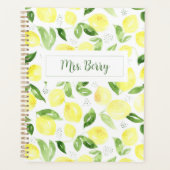 Gele Citrus Lemon Planner (Voorkant)