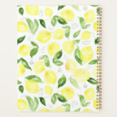 Gele Citrus Lemon Planner (Achterkant)