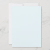 Gele Citrus Zachte Eucalyptus Bruiloft Kaart (Achterkant)