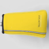 Gele Club Golfheadcover (Voorkant)