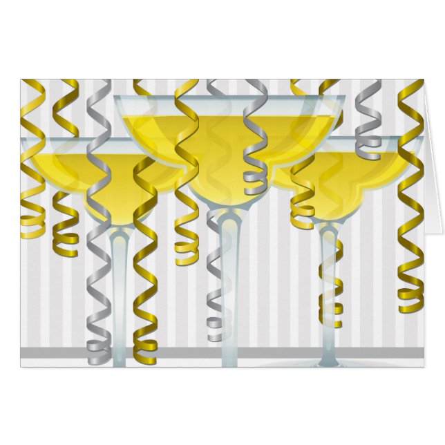 Gele cocktail en lint (Voorkant Horizontaal)