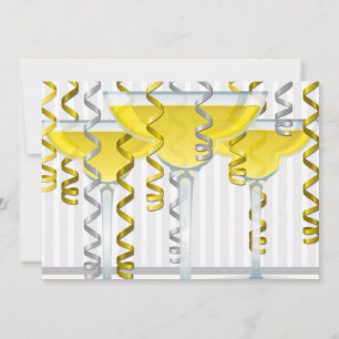 Gele cocktail en lint