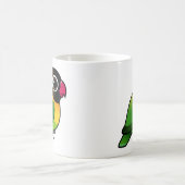 Gele-collarode Lovebird Magische Mok (Center)