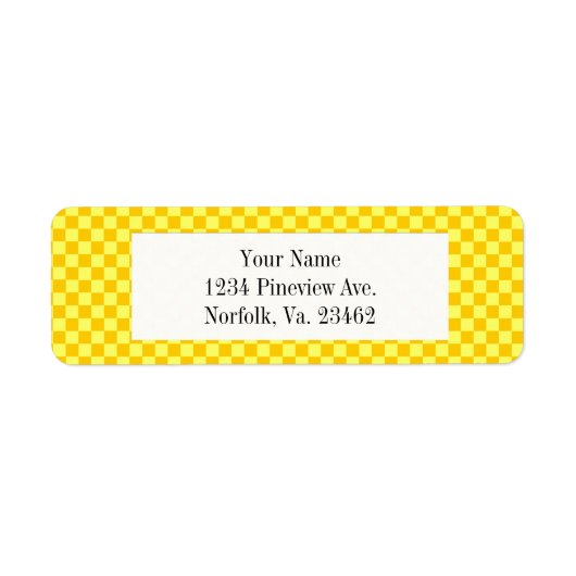 Gele combinatie Klassieke klankkast door STaylor Etiket (Voorkant)