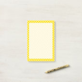 Gele combinatiecontrolelijst van ShirleyTaylor Post-it® Notes (Op bureau)