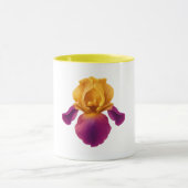 Gele Combo Mok - Iris Bloem (Midden)