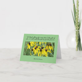 Gele complotten Gedachten over uw lege briefkaart