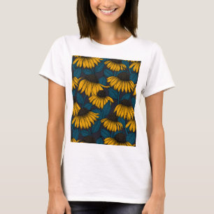 Gele conceflowers t-shirt