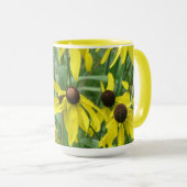 Gele Coneflower Mok (Voorkant rechts)