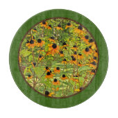 Gele Coneflowers Glas Snijplank (Voorkant)