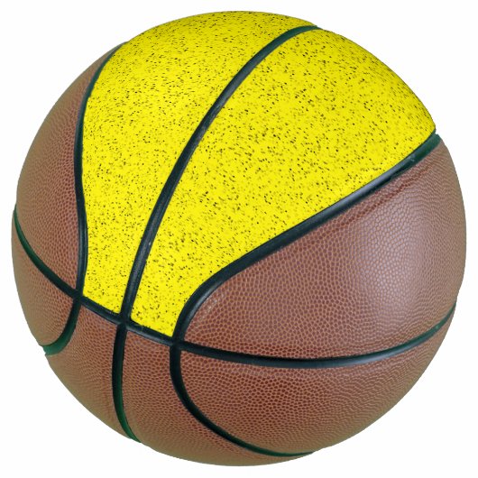 Gele Confetti basketbal (Schuin)