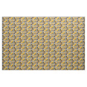 Gele constructievoertuigen stof (Yard (91,4 cm))