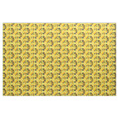 Gele constructievoertuigen stof (Yard (91,4 cm))